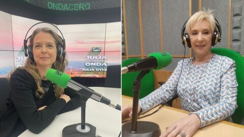 Almudena Carracedo y Elena Sarasate en 'Julia en la onda'