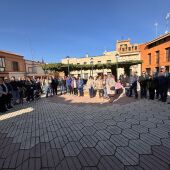 Minuto de silencio que se celebró en Malagón tras el crimen