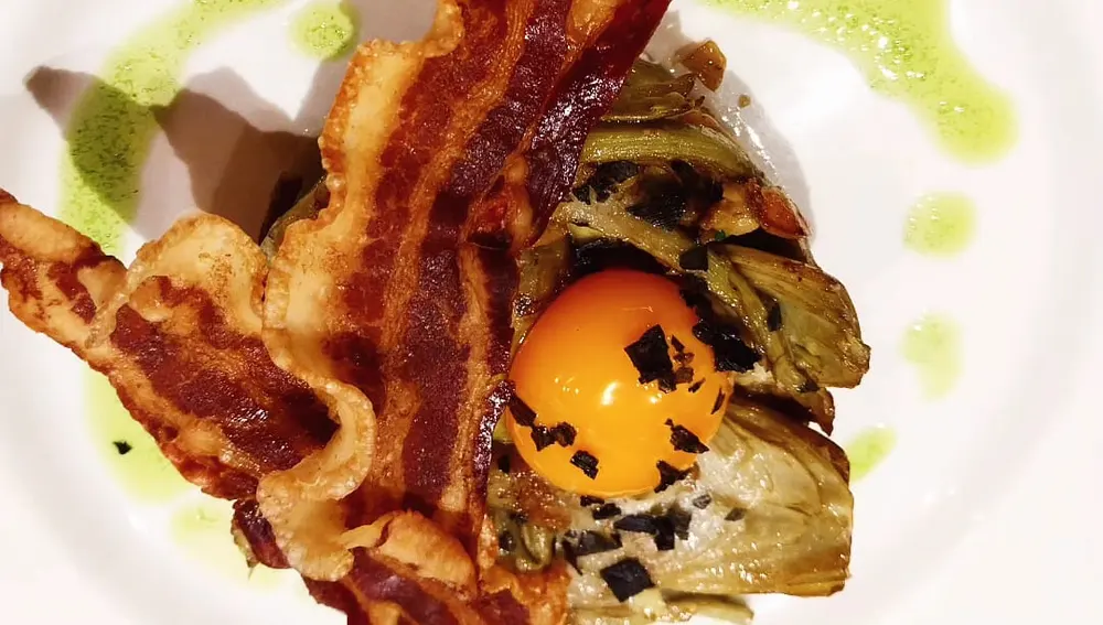 Plato de alcachofa Plato de alcachofa