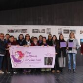 El Grup de Dones Vila-real en el acto oficial con motivo del 25N. 