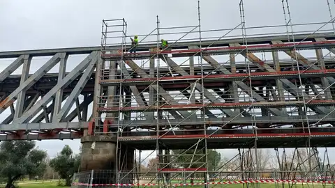 Puente de Hierro, imagen de archivo Puente de Hierro, imagen de archivo