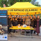 La campaña ' Ningu niño sin juguete' participó en la feria de Santa Catalina. 