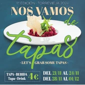 Comienza 'Nos vamos de tapas' en Torrevieja con la participación de una veintena de establecimientos Comienza 'Nos vamos de tapas' en Torrevieja con la participación de una veintena de establecimientos