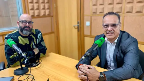 Sergio Miró y el comisionado del REF, José Ramón Barrera Sergio Miró y el comisionado del REF, José Ramón Barrera