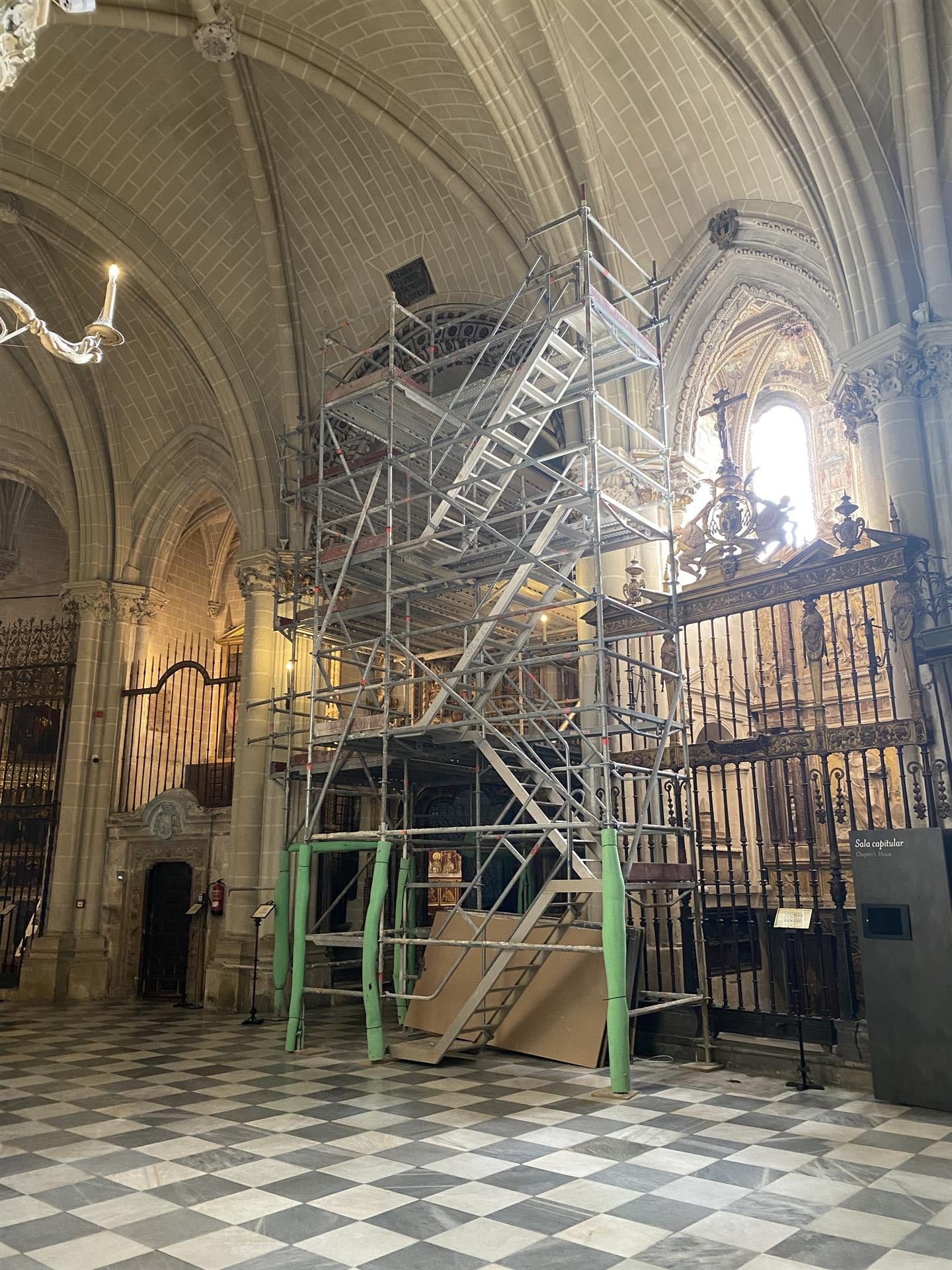 Comienzan la restauraciones en la Catedral de Toledo de cara al VIII Centenario Comienzan la restauraciones en la Catedral de Toledo de cara al VIII Centenario