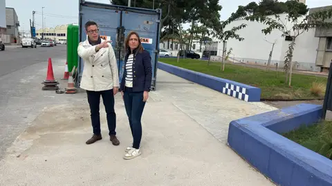 La alcaldesa de Almassora, María Tormo, ha supervisado las obras de conexión. La alcaldesa de Almassora, María Tormo, ha supervisado las obras de conexión.