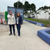 La alcaldesa de Almassora, María Tormo, ha supervisado las obras de conexión. La alcaldesa de Almassora, María Tormo, ha supervisado las obras de conexión.