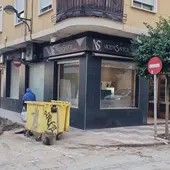 Negocio de Algemesí tras la riada Negocio de Algemesí tras la riada