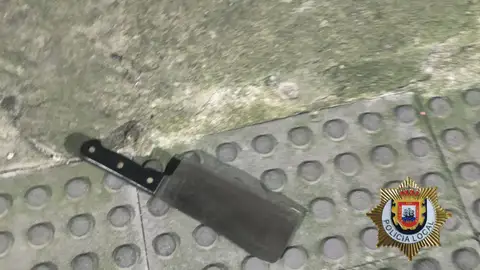 La Policía Local de Astillero reduce con una pistola eléctrica a un individuo armado con un machete La Policía Local de Astillero reduce con una pistola eléctrica a un individuo armado con un machete