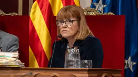Aurora Rodil (Vox), concejala de Mayores en Elche en un pleno municipal. Aurora Rodil (Vox), concejala de Mayores en Elche en un pleno municipal.