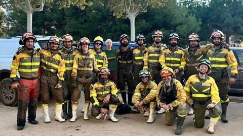 Integrantes de la BRIF de Prado de los Esquiladores, en Valencia