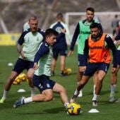 Un entrenamiento de Las Palmas