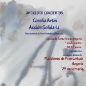Concierto solidario de Coralia Artis en Santo Tomás