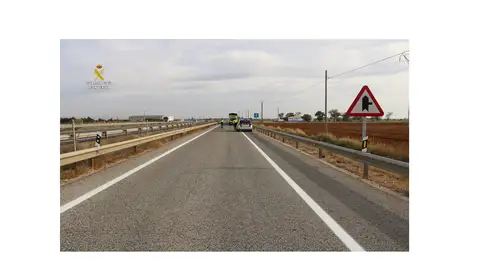 Carretera donde ocurrió el accidente Carretera donde ocurrió el accidente