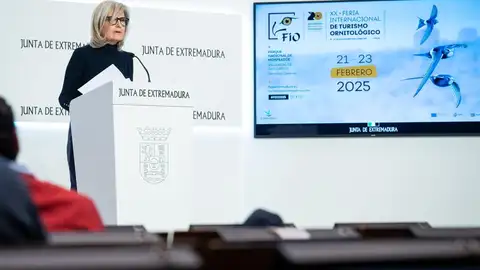 Un cartel de Ian Lewington anuncia la XX Feria de Turismo Ornitológico (FIO) que se celebrará del 21 al 23 de febrero Un cartel de Ian Lewington anuncia la XX Feria de Turismo Ornitológico (FIO) que se celebrará del 21 al 23 de febrero