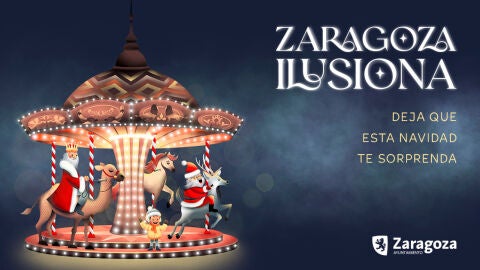 Cartel de la Navidad en Zaragoza