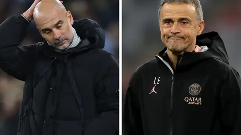 Guardiola y Luis Enrique, en situación crítica Guardiola y Luis Enrique, en situación crítica