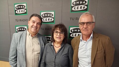 Manuel Rocamora, Rosa Garc&iacute;a y Javier Puebla