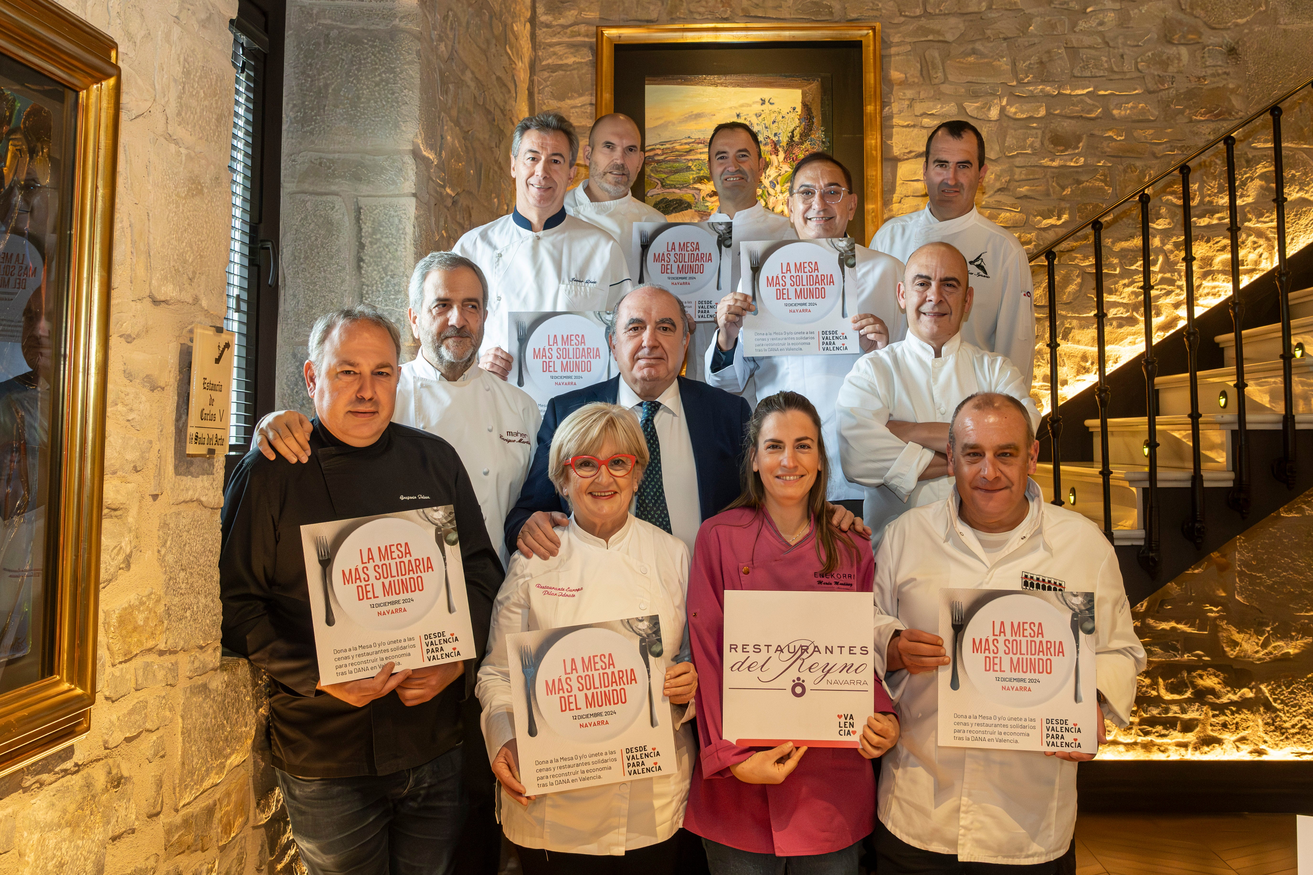 Los Restaurantes del Reyno organizan una cena solidaria para ayudar a los afectadas por la Dana en Valencia Los Restaurantes del Reyno organizan una cena solidaria para ayudar a los afectadas por la Dana en Valencia