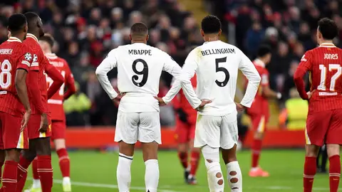 Mbappé, Bellingham y Brahim acaban tocados en Anfield Mbappé, Bellingham y Brahim acaban tocados en Anfield