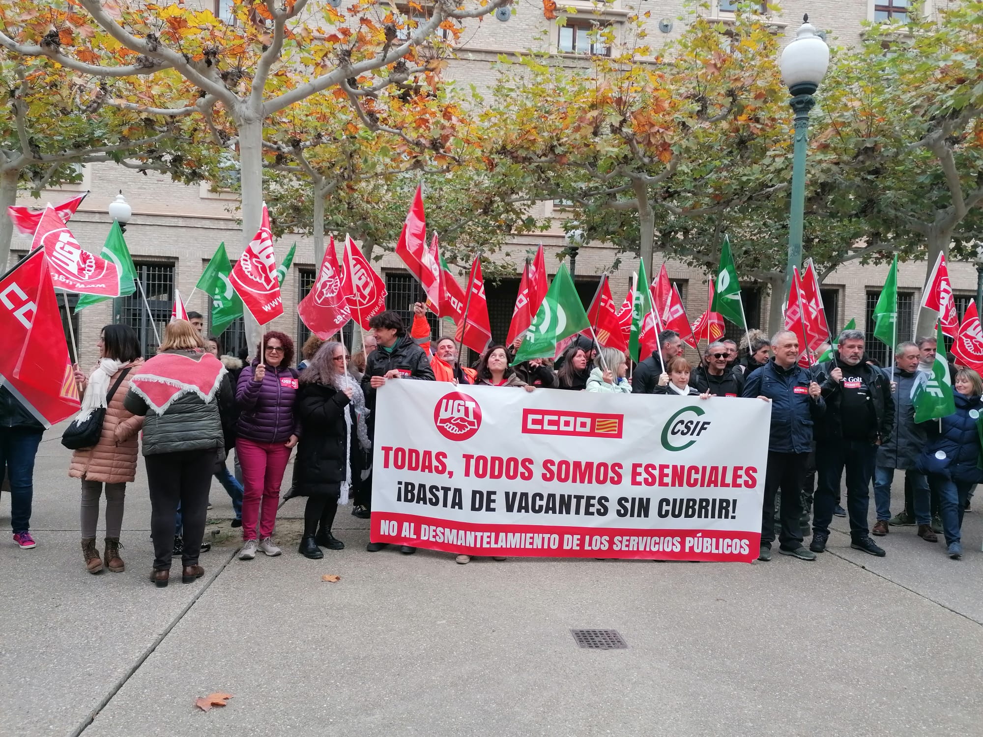 Los sindicatos piden que se cubran las plazas vacantes en la DGA Los sindicatos piden que se cubran las plazas vacantes en la DGA