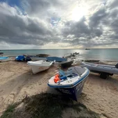 Pateras en la isla de Formentera. Pateras en la isla de Formentera.