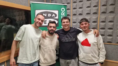 Alejandro Helmo, Carlos Bueno, Rubén Vallejo y Carmelo López Alejandro Helmo, Carlos Bueno, Rubén Vallejo y Carmelo López