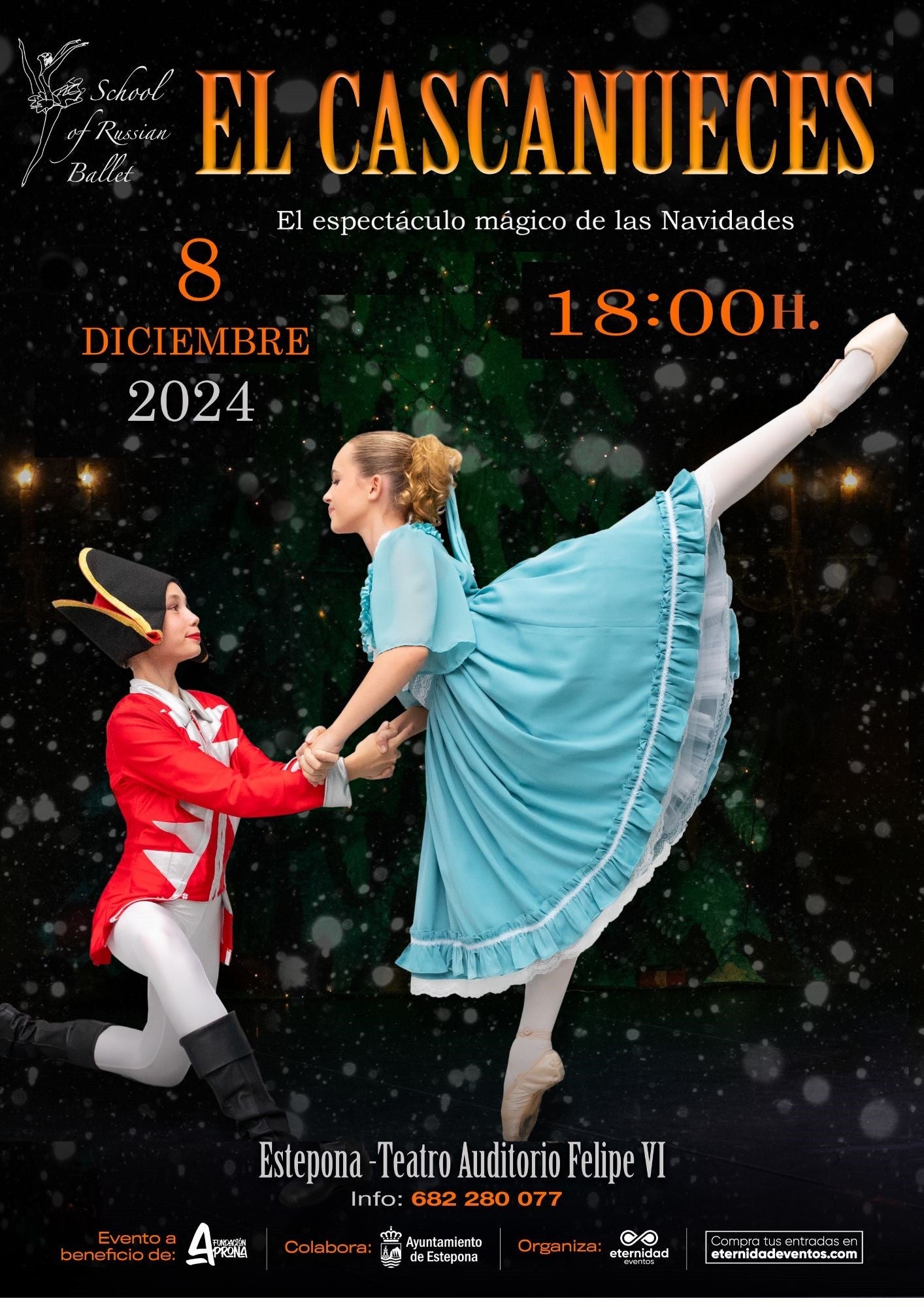 El Auditorio Felipe VI de Estepona acoge la presentación de 'El Cascanueces', a beneficio de Aprona El Auditorio Felipe VI de Estepona acoge la presentación de 'El Cascanueces', a beneficio de Aprona