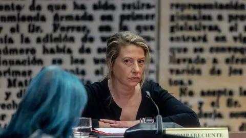 Cristina Álvarez, asistente de Moncloa, durante la Comisión de Investigación del caso Koldo Cristina Álvarez, asistente de Moncloa, durante la Comisión de Investigación del caso Koldo