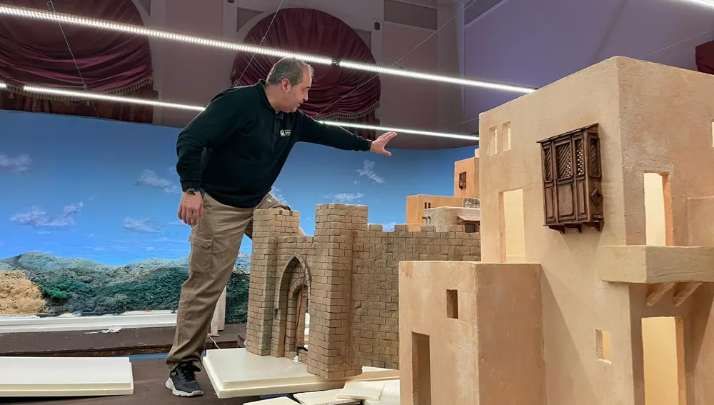 Montaje del Belén Monumental Montaje del Belén Monumental