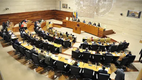 Vox rechaza las enmiendas a la totalidad de PSOE y Unidas por Extremadura y da un balón de oxígeno a los presupuestos de Guardiola Vox rechaza las enmiendas a la totalidad de PSOE y Unidas por Extremadura y da un balón de oxígeno a los presupuestos de Guardiola