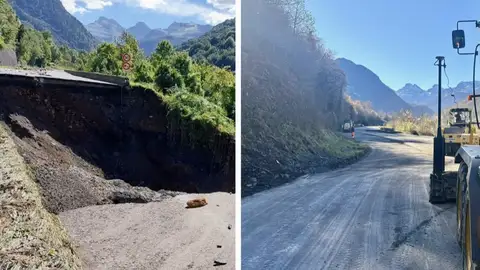 Cada mes de cierre del Somport ha supuesto un millón de sobrecoste para las empresas de Huesca Cada mes de cierre del Somport ha supuesto un millón de sobrecoste para las empresas de Huesca