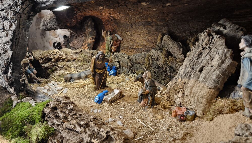 Una de las escenas del Belén Monumental