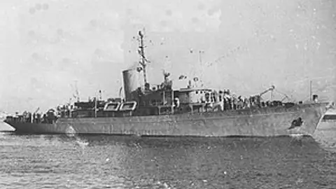 El yate "Vita" El yate "Vita"