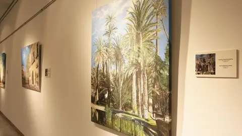 Uno de los impresionantes cuadros de Sánchez Baeza Uno de los impresionantes cuadros de Sánchez Baeza