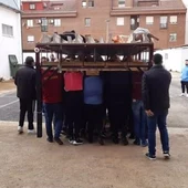 Un ensayo de la Hermandad del Cristo de la Caridad de Ciudad Real Un ensayo de la Hermandad del Cristo de la Caridad de Ciudad Real