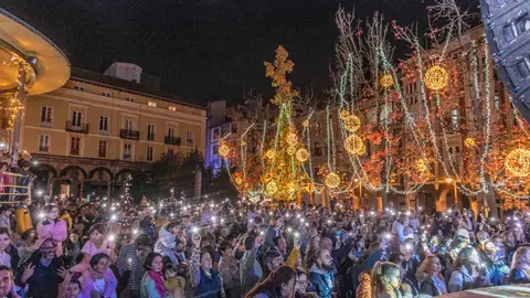 Encendido luces Navidad en Torrelavega Encendido luces Navidad en Torrelavega