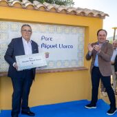 Miguel Llorca, exalcalde, ya tiene su nombre