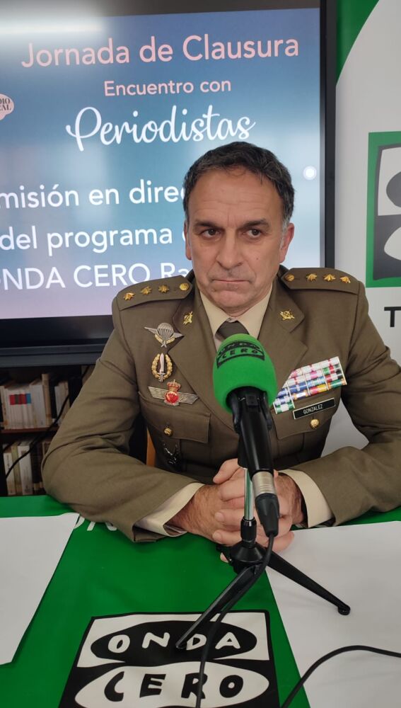 Juan Luis González, coronel delegado de defensa de Asturias.