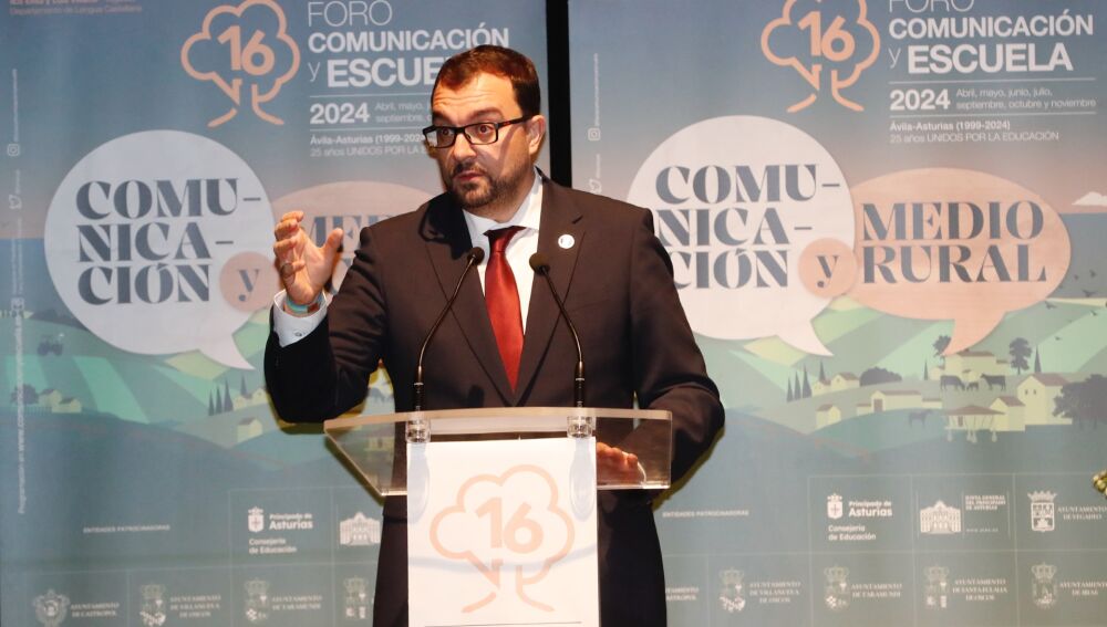 Adrián Barbón, presidente del Principado de Asturias.