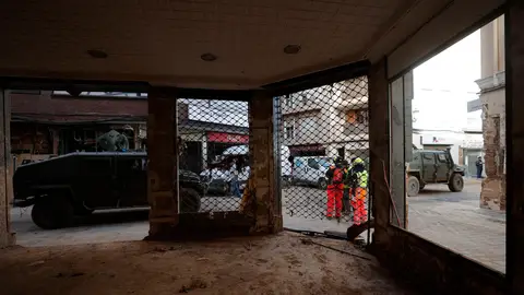 Bajo comercial afectado por la Dana. Bajo comercial afectado por la Dana.