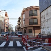 Estado actual de la fachada del Trinquet Municipal. Estado actual de la fachada del Trinquet Municipal.