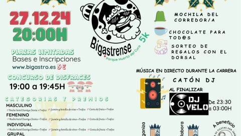 Bigastro celebrar&aacute; su segunda carrera 'San Bigastrense' el pr&oacute;ximo 27 de diciembre