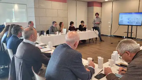 Reunión de seguimiento del Proyecto Hermes de gestión transfronteriza. Reunión de seguimiento del Proyecto Hermes de gestión transfronteriza.