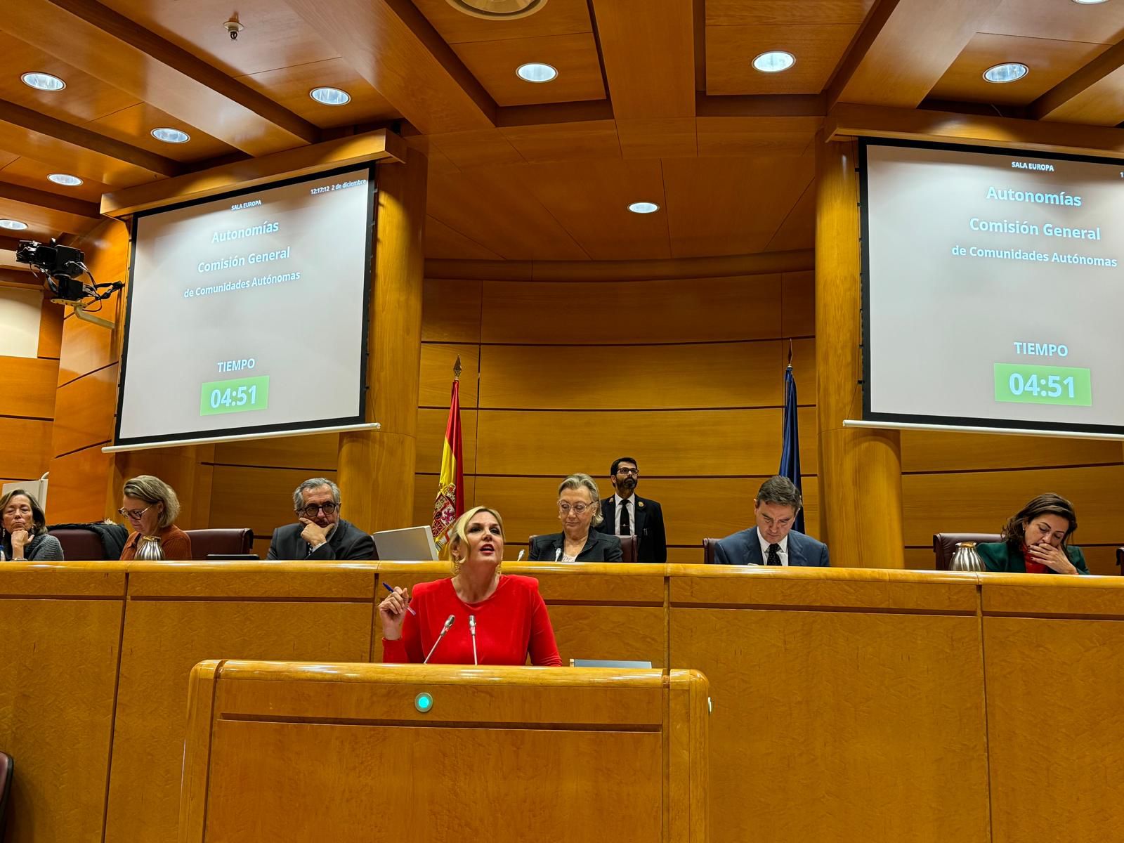 Elena Manzano acude al Senado e insiste en decir "no alto y claro" al cupo separatista de Cataluña porque "es inconstitucional" Elena Manzano acude al Senado e insiste en decir "no alto y claro" al cupo separatista de Cataluña porque "es inconstitucional"