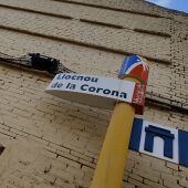 Indicativo en uno de los accesos a Llocnou de la Corona (València)