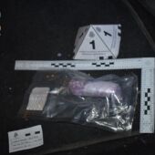 Droga interceptada en el interior del vehículo