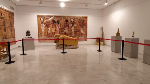 Exposici&oacute;n Tutankam&oacute;n en el Centro Cultural 'La Confianza' de Valdepe&ntilde;as