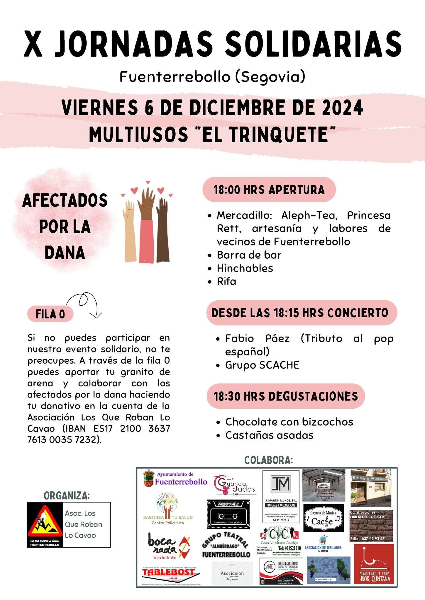 Fuenterrebollo celebra las X Jornadas Solidarias con diversas actividades para todos los públicos Fuenterrebollo celebra las X Jornadas Solidarias con diversas actividades para todos los públicos