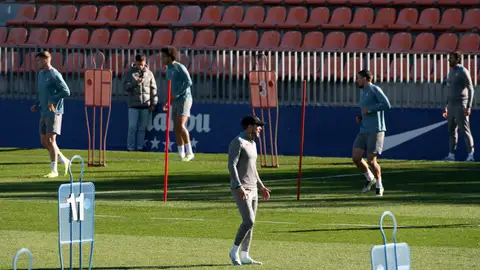 Entrenamiento del Atlético de Madrid